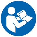 M002 : Refer to  instruction manual symbol Text: 